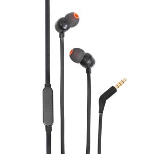 Fone de Ouvido Intra-Auricular Com Fio e Microfone Tune 110 Preto - JBLT110BLK - JBL