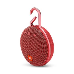 Caixa De Som à Prova D´água com Bluetooth Clip 3 Vermelho 3.3W - JBLCLIP3RED - JBL