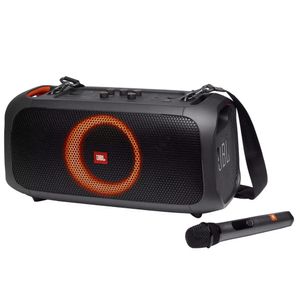 Caixa de Som Portátil Bluetooth com Microfone Sem Fio PartyBox On The Go 100W - JBLPARTYBOXGOBBR2 - JBL