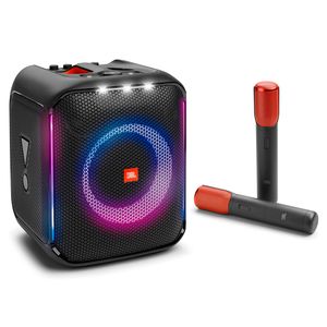 Caixa De Som Partybox Encore2 Mic 5.1 com Bluetooth e Led 100W Preto - JBLPBENCORE2MICBR - JBL