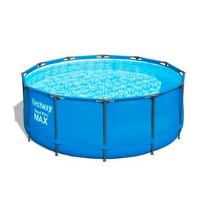 Piscina Estruturada com Kit Steel Pro Azul 10.250L - Bestway
