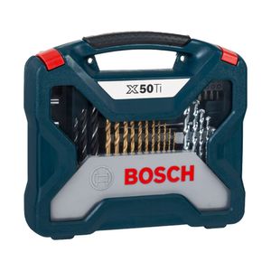 Kit Ferramentas de Pontas e Brocas X-Line com Maleta e 50 Peças em Titanium - 2607017408 - Bosch