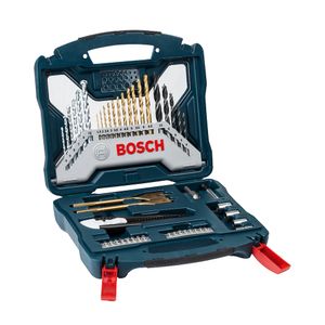 Kit Ferramentas de Pontas e Brocas X-Line com Maleta e 50 Peças em Titanium - 2607017408 - Bosch