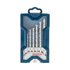 Jogo de Brocas para Alvenaria com 7 Peças Mini X-Line 3-8MM - 2607017509 - Bosch