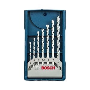 Jogo de Brocas para Alvenaria com 7 Peças Mini X-Line 3-8MM - 2607017509 - Bosch