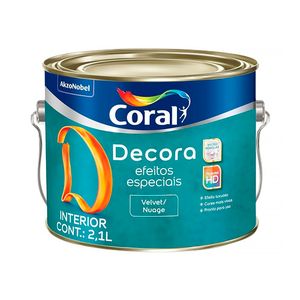 Tinta Coral Acrílico Decora Base Velvet 2,1L..