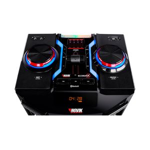 Caixa Amplificada Novik Extreme X Sem Fio Com Bateria Bluetooth e USB 2200W Bivolt