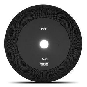 Caixa de Som Portátil Smart Novik Start XL com Bluetooth e Bateria Neo 15W Preta Bivolt