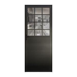 Porta Alum Lider 210x86 Sft/Qd Reflex Pt Esq Palac Lider