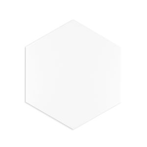 Pastilha Hexagonal Mate Marfim Tipo A 22,3x22,3CM - OM5029 - Atlas