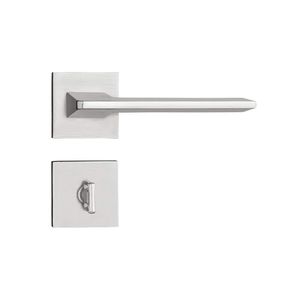 Fechadura Banheiro com Roseta Sara Cromado Acetinado 502-90B CRA - Pado