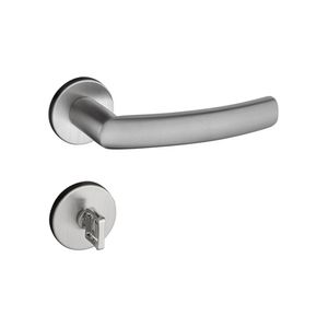 Fechadura Banheiro com Roseta Luma Inox Escovado 582-90B IXE - Pado