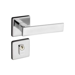 Fechadura Externa com Roseta Quadra Cromado 701-80E CR - Pado