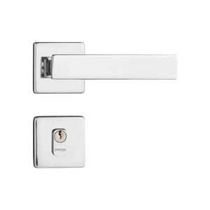 Fechadura Externa com Roseta Quadra Cromado 701-80E CR - Pado
