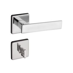 Fechadura Banheiro com Roseta Quadra Cromado 701-80B CR - Pado