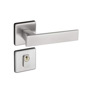 Fechadura Externa com Roseta Quadra Cromado Acetinado 701-80E CRA - Pado