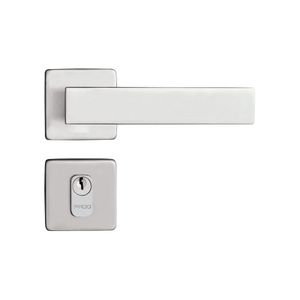 Fechadura Externa com Roseta Quadra Cromado Acetinado 701-80E CRA - Pado
