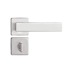 Fechadura Banheiro com Roseta Quadra Cromado Acetinado 701-40PB CRA - Pado