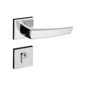 Fechadura Externa com Roseta Seattle Cromado 115-90E CR - Pado