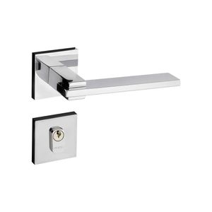 Fechadura Externa com Roseta Nina Cromado 221-90E CR - Pado