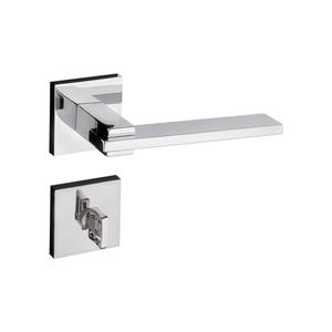 Fechadura Banheiro com Roseta Nina Cromado 221-90B CR - Pado