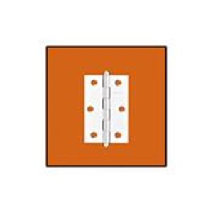 Dobradiça para Portas em Aço Concept Cromado 3,1/2”X2,1/4” - 3521 - Pado