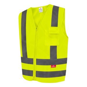 Colete Refletivo Steelflex/Bsb 1 Bolso Amarelo Fluorescente Tam Xg