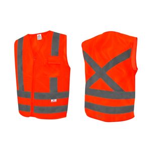 Colete Refletivo Steelflex/Bsb 1 Bolso Laranja Fluorescente Tam M