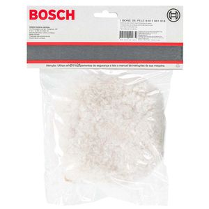 Boné de Pele para Polimento com Corda Ajustável 130MM - 9617081818 - Bosch