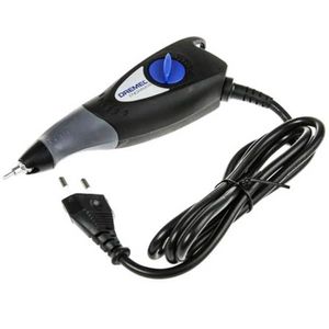 Gravador Elétrico com 2 Acessórios 35W 7200W Dremel Engraver Preto 220V - ?F0130290JA000 - Bosch