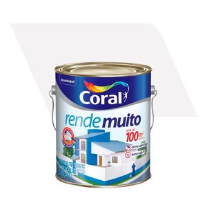 Tinta Acrílica Standard Fosco Rende Muito Branco Neve 3,6L - Coral