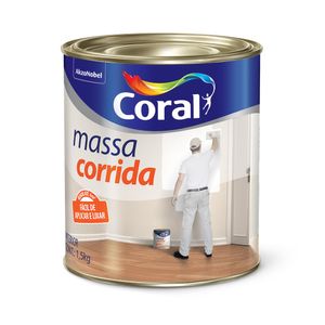 Massa Corrida Branco Neve 1,5kg - Coral