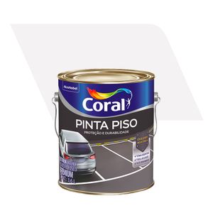 Tinta Acrílica Premium Fosco Pinta Piso Branco Neve 3,6L - Coral