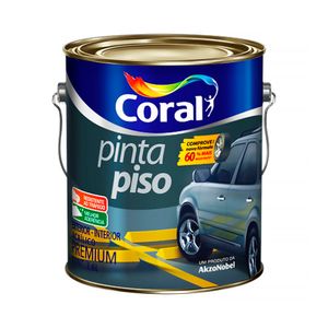 Tinta Acrílica Premium Fosco Pinta Piso Branco Neve 3,6L - Coral