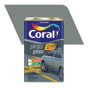 Tinta Acrílica Premium Fosco Pinta Piso Concreto 18L - Coral