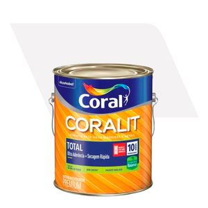 Tinta Esmalte Sintético Brilhante Premium Coralit Branco Neve 3,6L - Coral