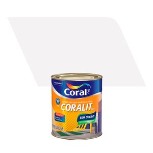 Tinta Esmalte Sintético Brilhante Premium Coralit Branco Neve 0,9L - Coral