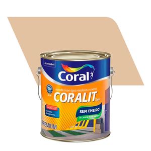 Tinta Esmalte Sintético Brilhante Premium Coralit Marfim 3,6L - Coral