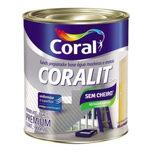 Fundo Preparador para Madeira e Metal Coralit 0,9L - Coral