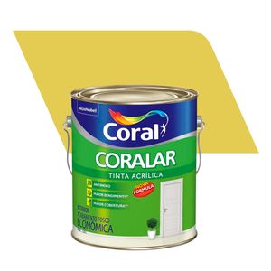 Tinta Acrílica Econômica Fosco Coralar Refresco 3,6L - Coral