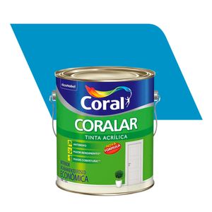 Tinta Acrílica Econômica Fosco Coralar Oceano 3,6L - Coral