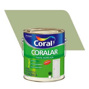 Tinta Acrílica Econômica Fosco Coralar Verde Kiwi 3,6L - Coral