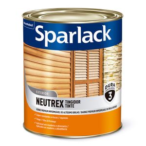 Verniz para Madeira Exterior Brilhante Premium Neutrex Imbuia 0,9L - Sparlack