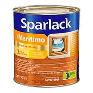 Verniz para Madeira Exterior e Interior Brilhante Premium Extra Marítimo Incolor 0,9L - Sparlack