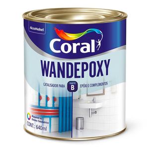 Catalisador para Tinta Esmalte Epóxi Wandepoxy Incolor 640ml - Coral