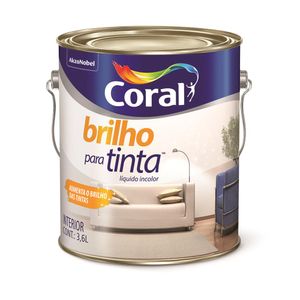 Brilho para Tinta Incolor 3,6L - Coral