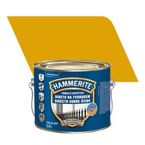 Tinta Esmalte Sintético Brilhante Premium Direto na Ferrugem Hammerite Ouro 2,4L - Coral