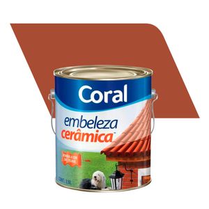 Tinta para Telhas Brilhante Embeleza Cerâmica 3,6L - Coral