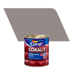Tinta Esmalte Sintético Brilhante Premium Secagem Rápida Coralit Alumínio 0,9L - Coral