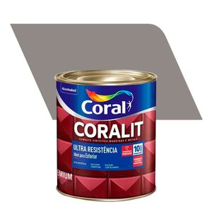 Tinta Esmalte Sintético Alto Brilho Premium Ultra Resistência Coralit Alumínio 3,6L - Coral